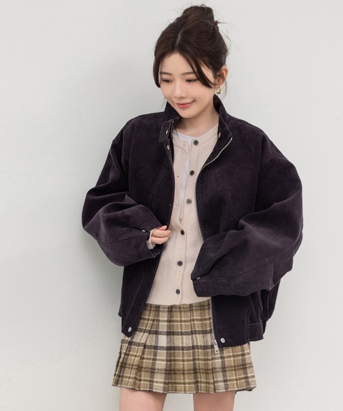 DAY CLOSET(デイ クローゼット)の「【大きいサイズ有/インパン付き】韓国っぽウールライクハイウエストミニプリーツスカート/スカパン レディース(スカート・レディース・ベージュ/グレー/レッド/ブラウン・2XL/XL/S/M/L)」の12枚目の写真