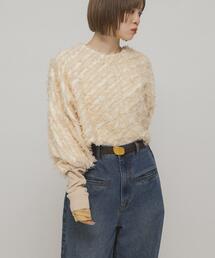 KBF | 2WAYフリンジカーディガン(カーディガン/ボレロ)