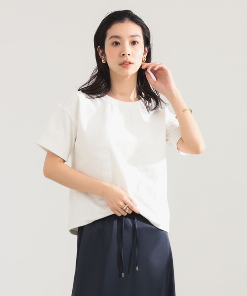 Demi-Luxe BEAMS（デミルクス ビームス）の「MAISON CORNICHON / クラシック ショートスリーブ Tシャツ（Tシャツ/カットソー・レディース・ブラック/オフホワイト/ブラウン系その他4・ONE SIZE）」の2枚目の写真
