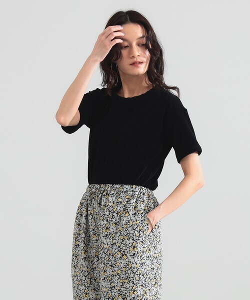 Demi-Luxe BEAMS（デミルクス ビームス）の「MAISON CORNICHON / クラシック ショートスリーブ Tシャツ（Tシャツ/カットソー・レディース・ブラック/オフホワイト/ブラウン系その他4・ONE SIZE）」の21枚目の写真
