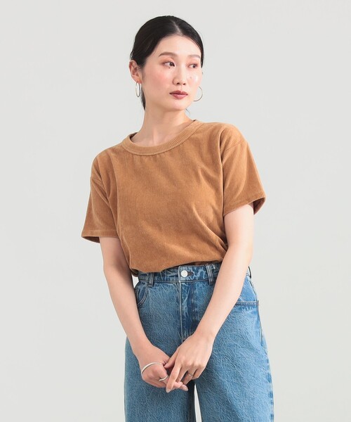 Demi-Luxe BEAMS（デミルクス ビームス）の「MAISON CORNICHON / クラシック ショートスリーブ Tシャツ（Tシャツ/カットソー・レディース・ブラック/オフホワイト/ブラウン系その他4・ONE SIZE）」の14枚目の写真