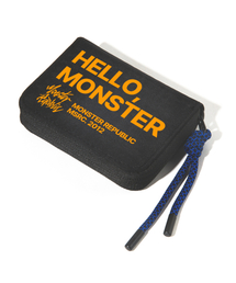 MONSTER REPUBLIC（モンスターリパブリック）の「こんにちは MSRC_旅行コイン財布_カラビナ_オレンジ（札入れ/マネークリップ）」