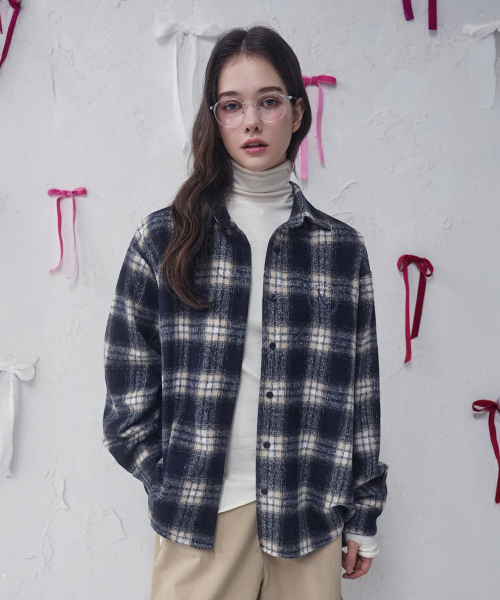 Vivacious(ビバシャス)の「Rosewood Check Shirt PINK(シャツ/ブラウス・レディース・ピンク・FREE)」の3枚目の写真
