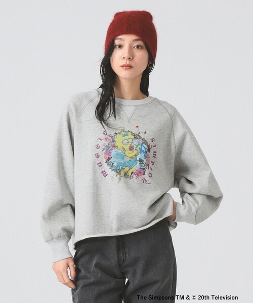 Ray BEAMS（レイビームス）の「【別注】GOOD ROCK SPEED / The Simpsons / Teletubbies / スウェット（スウェット・レディース・グレー/ホワイト・ONE SIZE）」の2枚目の写真