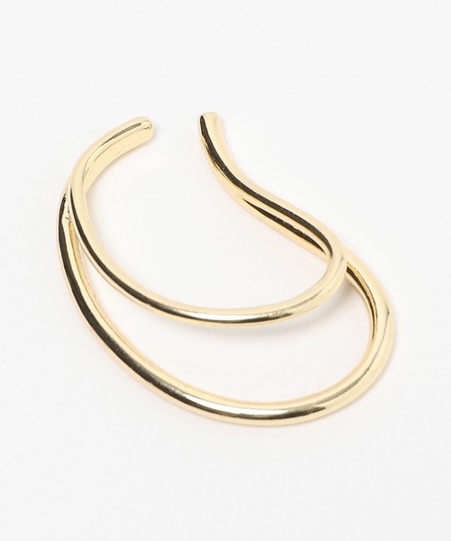 Andemiu（アンデミュウ）の「オーバル2レンイヤカフ630022（イヤーカフ・レディース・シルバー/ゴールド/シルバー×ゴールド・FREE）」の11枚目の写真