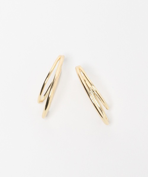 Andemiu（アンデミュウ）の「オーバル2レンイヤカフ630022（イヤーカフ・レディース・シルバー/ゴールド/シルバー×ゴールド・FREE）」の12枚目の写真