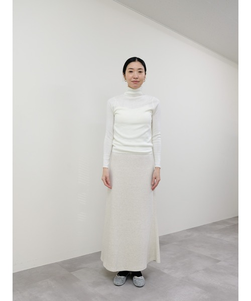 DOLLUPOOPS（ドールアップウップス）の「タートルネックニット（ニット/セーター・レディース・ブラウン/オフホワイト/チャコールグレー/ブラック・FREE）」の14枚目の写真