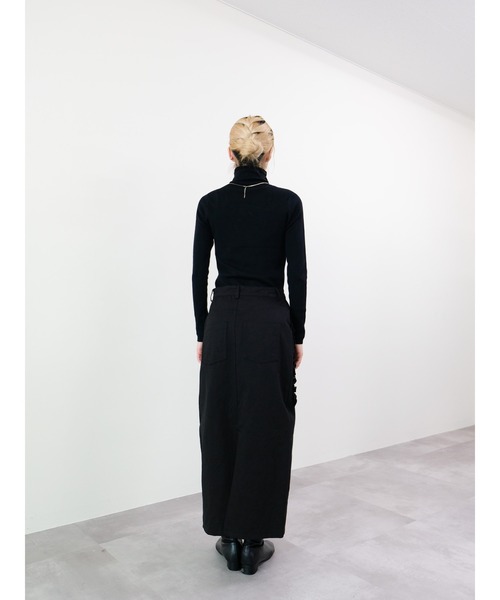 DOLLUPOOPS（ドールアップウップス）の「タートルネックニット（ニット/セーター・レディース・ブラウン/オフホワイト/チャコールグレー/ブラック・FREE）」の5枚目の写真