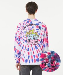 LMC( )��TIE DYE MUSHROOM LONG SLV TEE purple(T�V���c/�J�b�g�\�[)