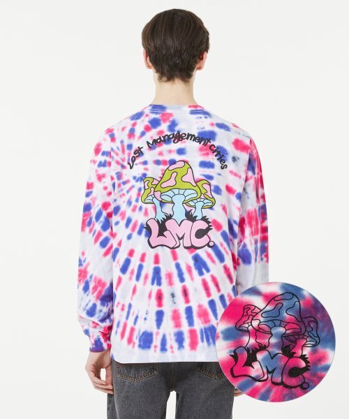 LMCの「TIE DYE MUSHROOM LONG SLV TEE purple(Tシャツ/カットソー・レディース・その他・SMALL/X-LARGE/LARGE/MEDIUM)」の1枚目の写真
