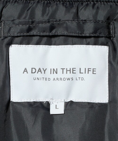 A DAY IN THE LIFE UNITED ARROWS(アデイインザライフユナイテッドアローズ)の「フェード パッカリング MA-1<A DAY IN THE LIFE>(MA-1・メンズ・ブラック/ダークグレー・M/L)」の12枚目の写真