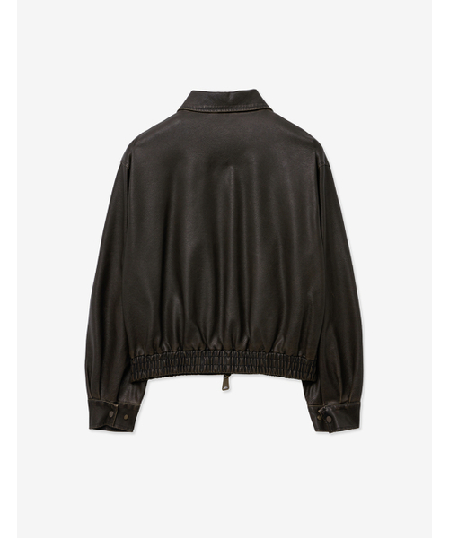 LADY VOLUME(レディーボリューム)の「9160 VINTAGE COATING LEATHER JUMPER_BROWN(ライダースジャケット・レディース・その他・FREE)」の17枚目の写真