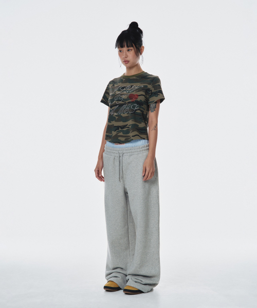 AMESWORLDWIDE（アメスワールドワイド）の「AMES HOTFIX CROP TEE CAMO（Tシャツ/カットソー・レディース・その他・FREE）」の4枚目の写真
