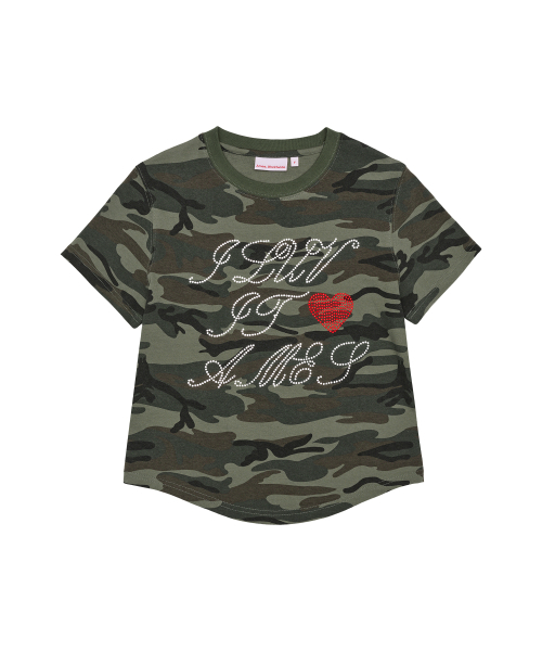 AMESWORLDWIDE（アメスワールドワイド）の「AMES HOTFIX CROP TEE CAMO（Tシャツ/カットソー・レディース・その他・FREE）」の6枚目の写真