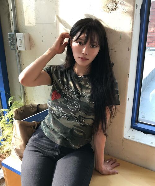 AMESWORLDWIDE（アメスワールドワイド）の「AMES HOTFIX CROP TEE CAMO（Tシャツ/カットソー・レディース・その他・FREE）」の14枚目の写真