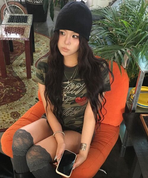 AMESWORLDWIDE（アメスワールドワイド）の「AMES HOTFIX CROP TEE CAMO（Tシャツ/カットソー・レディース・その他・FREE）」の18枚目の写真