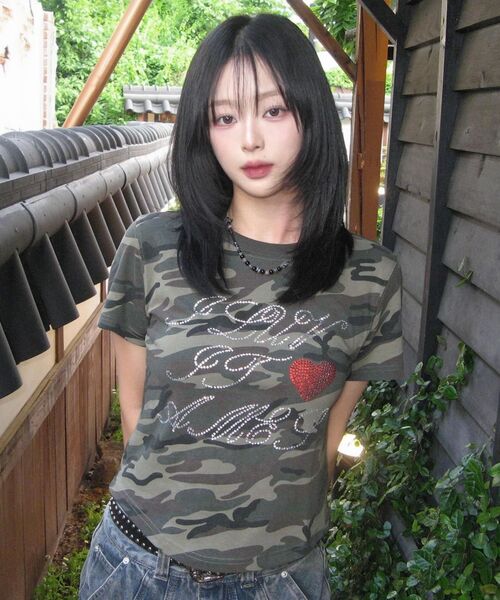 AMESWORLDWIDE（アメスワールドワイド）の「AMES HOTFIX CROP TEE CAMO（Tシャツ/カットソー・レディース・その他・FREE）」の19枚目の写真