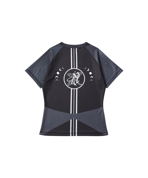NYXX(エヌワイエックスエックス)の「ENCASE CIRCLE LINE JERSEY CHARCOAL(Tシャツ/カットソー・レディース・その他・FREE)」の3枚目の写真