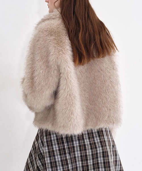 セール】スナップボタン フェイクファージャケット FD25W205【Fano