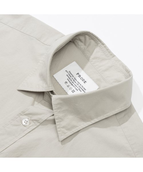PRODESHIRT（プロデシャツ）の「[リラックス]P-960 ベネチア ポプリン シャツ (グレー)（シャツ/ブラウス・メンズ・その他・XX-LARGE/X-LARGE/MEDIUM/LARGE）」の3枚目の写真