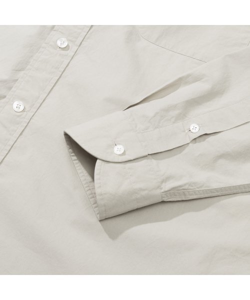 PRODESHIRT（プロデシャツ）の「[リラックス]P-960 ベネチア ポプリン シャツ (グレー)（シャツ/ブラウス・メンズ・その他・XX-LARGE/X-LARGE/MEDIUM/LARGE）」の5枚目の写真