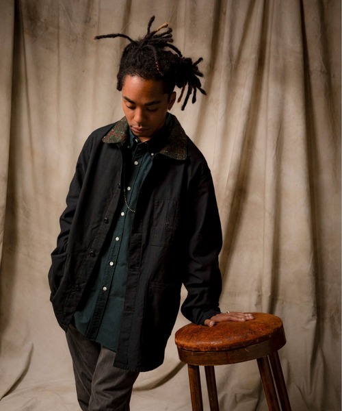 Needles（ニードルス）の「UNION x NEEDLES D N COVERALL JACKET - Back Sateen ニードルズ（カバーオール・メンズ・ブラック・LARGE/X-LARGE）」の14枚目の写真