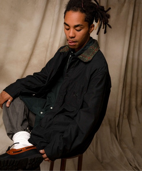 Needles（ニードルス）の「UNION x NEEDLES D N COVERALL JACKET - Back Sateen ニードルズ（カバーオール・メンズ・ブラック・LARGE/X-LARGE）」の13枚目の写真