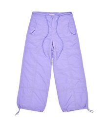 DAMP（ドントアスクマイプラン）の「ストリングナイロンパラシュートパンツ_パープル（その他パンツ）」