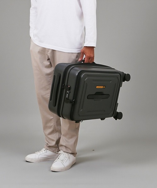 BACKYARD FAMILY(バックヤードファミリー)の「5LAKES&MT C GEAR キャリーケース(スーツケース/キャリーバッグ・メンズ・グリーン/アイボリー/ガンメタ/イエロー/ブラック系その他/イエロー系その他/カーキ/オフホワイト・FREE)」の20枚目の写真