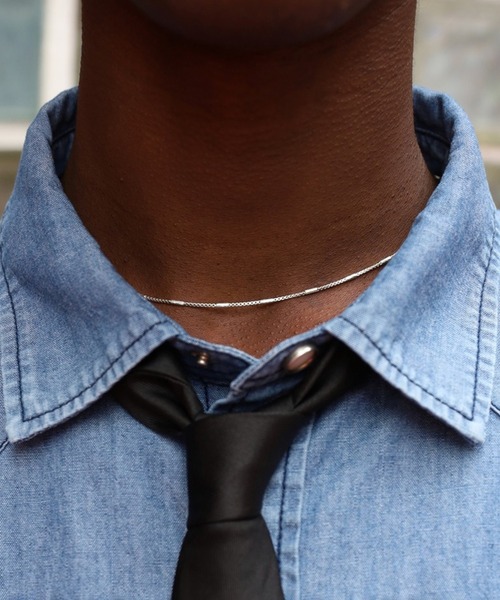 Jieda（ジエダ）の「THIN 925 SILVER NECKLACE（ネックレス・メンズ・シルバー・FREE）」の7枚目の写真
