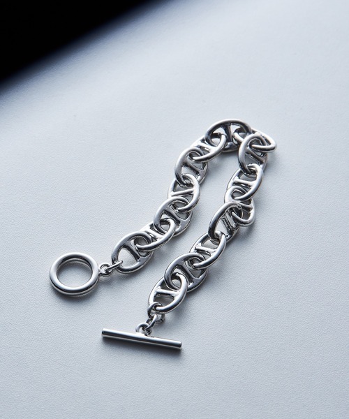 MAISON CLUB（メゾンクラブ）の「【MAISON CLUB】Anchor Chain bracelet アンカーチェーンブレスレット INF（ブレスレット・メンズ・シルバー系その他7/シルバー系9/シルバー系8/ブラック/シルバー系その他4/シルバー系その他6/シルバー/シルバー系その他/ゴールド/シルバー系その他3/シルバー系その他5・FREE）」の3枚目の写真