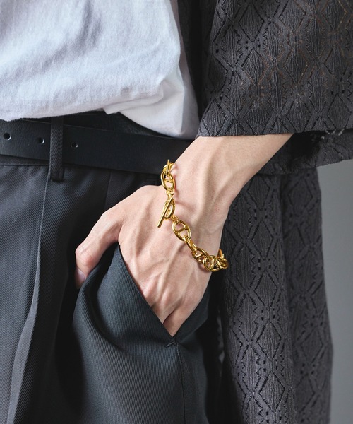 MAISON CLUB（メゾンクラブ）の「【MAISON CLUB】Anchor Chain bracelet アンカーチェーンブレスレット INF（ブレスレット・メンズ・シルバー系その他7/シルバー系9/シルバー系8/ブラック/シルバー系その他4/シルバー系その他6/シルバー/シルバー系その他/ゴールド/シルバー系その他3/シルバー系その他5・FREE）」の11枚目の写真