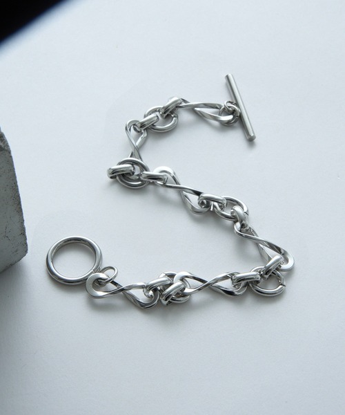 MAISON CLUB（メゾンクラブ）の「【MAISON CLUB】Anchor Chain bracelet アンカーチェーンブレスレット INF（ブレスレット・メンズ・シルバー系その他7/シルバー系9/シルバー系8/ブラック/シルバー系その他4/シルバー系その他6/シルバー/シルバー系その他/ゴールド/シルバー系その他3/シルバー系その他5・FREE）」の7枚目の写真