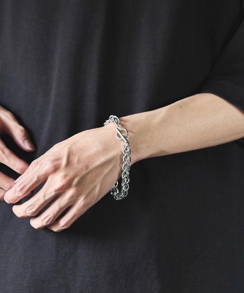 MAISON CLUB（メゾンクラブ）の「【MAISON CLUB】Anchor Chain bracelet アンカーチェーンブレスレット INF（ブレスレット・メンズ・シルバー系その他7/シルバー系9/シルバー系8/ブラック/シルバー系その他4/シルバー系その他6/シルバー/シルバー系その他/ゴールド/シルバー系その他3/シルバー系その他5・FREE）」の19枚目の写真