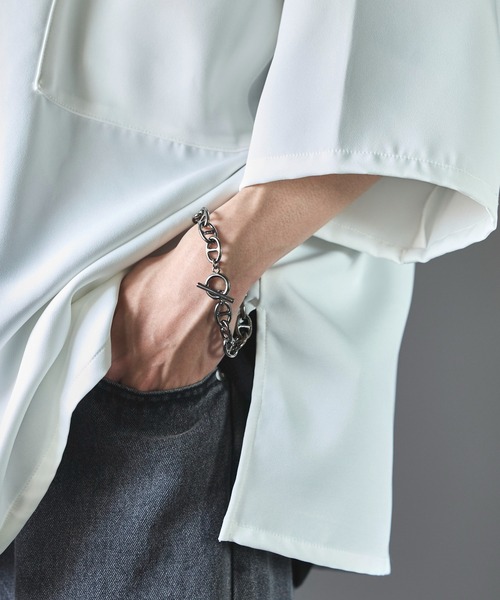 MAISON CLUB（メゾンクラブ）の「【MAISON CLUB】Anchor Chain bracelet アンカーチェーンブレスレット INF（ブレスレット・メンズ・シルバー系その他7/シルバー系9/シルバー系8/ブラック/シルバー系その他4/シルバー系その他6/シルバー/シルバー系その他/ゴールド/シルバー系その他3/シルバー系その他5・FREE）」の20枚目の写真