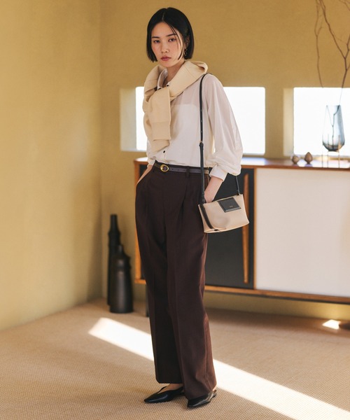 E'POR（エポール）の「【E'POR】BOAT BAG Mini/撥水・超軽量・26SS新型・新色追加（ショルダーバッグ・レディース・ベージュ/ブラック/ワイン・FREE）」の21枚目の写真