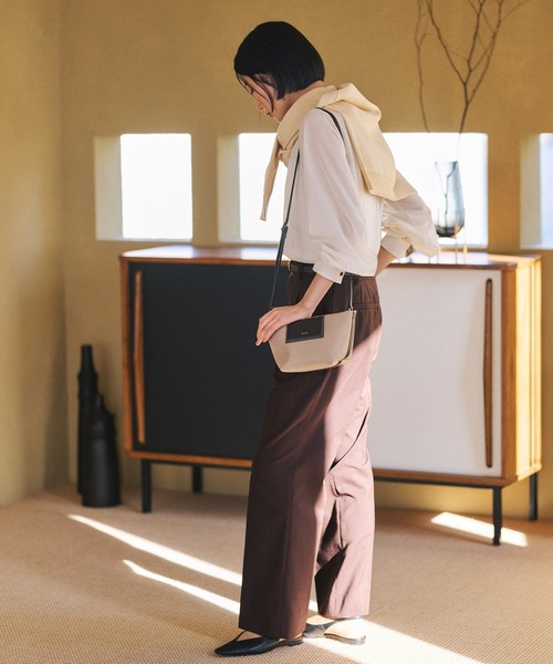 E'POR（エポール）の「【E'POR】BOAT BAG Mini/撥水・超軽量・26SS新型・新色追加（ショルダーバッグ・レディース・ベージュ/ブラック/ワイン・FREE）」の22枚目の写真