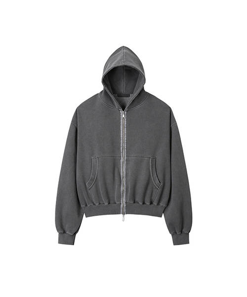 Vintage Big Logo Hood Zip-UP (2WAY)