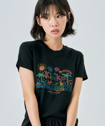 Holiday Crayons Tee Black