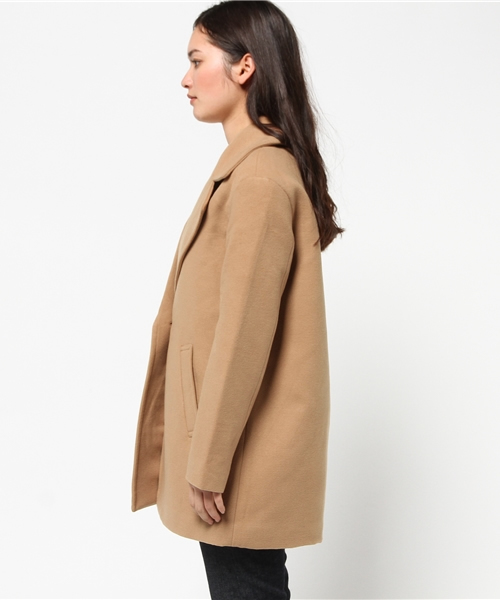 MOUSSY（マウジー）の「SINGLE CHESTER（その他アウター・レディース・ブラック系その他/ブラック/ベージュ・2/1）」の5枚目の写真