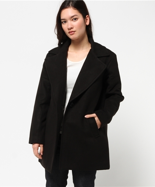 MOUSSY（マウジー）の「SINGLE CHESTER（その他アウター・レディース・ブラック系その他/ブラック/ベージュ・2/1）」の12枚目の写真