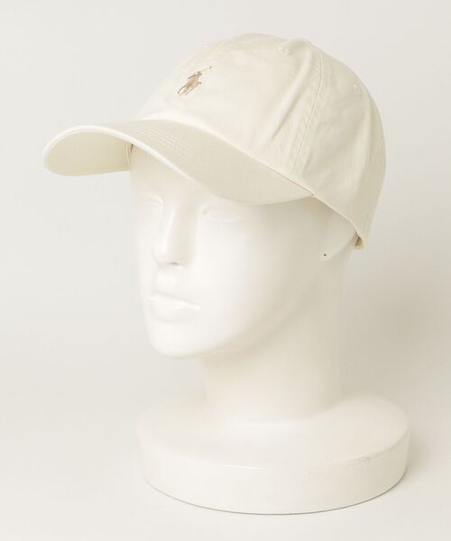 POLO RALPH LAUREN（ポロ ラルフ ローレン）の「コットン チノ ボール キャップ（キャップ・メンズ・ナチュラル・ONE）」の3枚目の写真