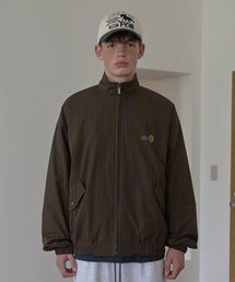 PO8（ピーオーエイト）の「8SYMBOL CHECK BLOUSON - BROWN（MA-1）」