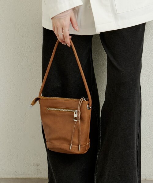 Omekashi（オメカシ）の「2wayミニBAG（トートバッグ・レディース・オフホワイト/ブラウン/ブラック・ONE SIZE）」の3枚目の写真