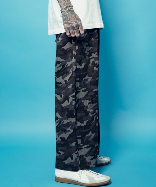 Subciety（サブサエティ）の「Camouflage baggy pants（その他パンツ・メンズ・カーキ/ブラック・SMALL/MEDIUM/LARGE/X-LARGE）」の12枚目の写真