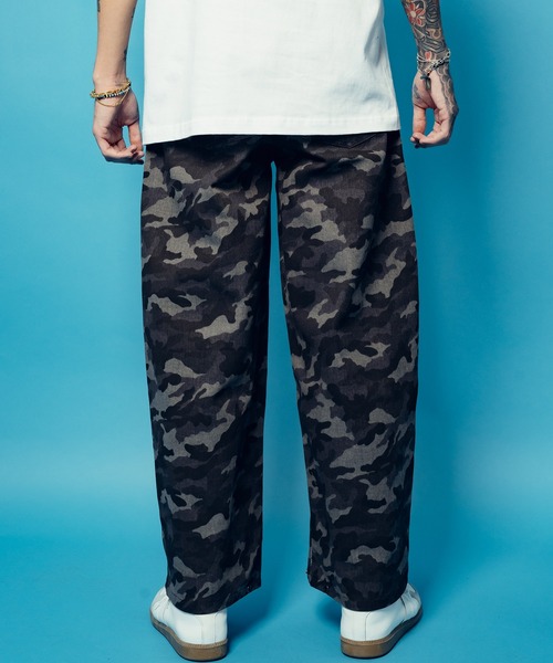 Subciety（サブサエティ）の「Camouflage baggy pants（その他パンツ・メンズ・カーキ/ブラック・SMALL/MEDIUM/LARGE/X-LARGE）」の13枚目の写真