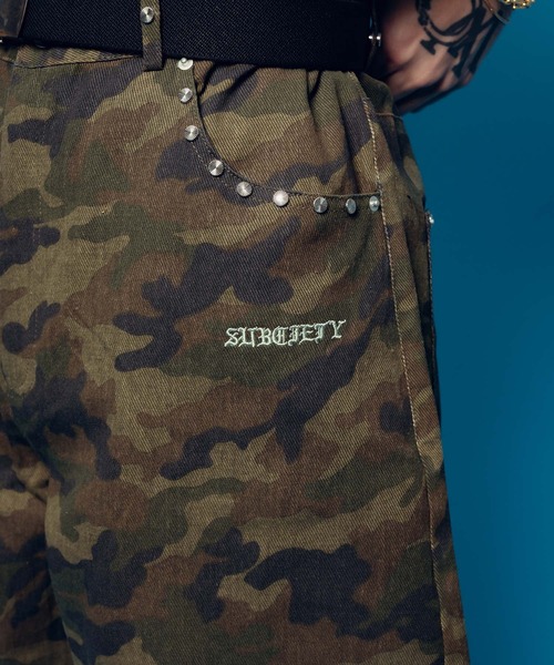 Subciety（サブサエティ）の「Camouflage baggy pants（その他パンツ・メンズ・カーキ/ブラック・SMALL/MEDIUM/LARGE/X-LARGE）」の22枚目の写真