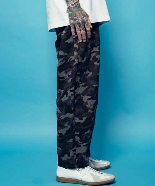 Subciety（サブサエティ）の「Camouflage baggy pants（その他パンツ・メンズ・カーキ/ブラック・SMALL/MEDIUM/LARGE/X-LARGE）」の14枚目の写真