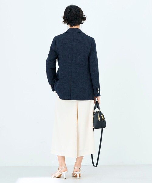 NOLLEY’S（ノーリーズ）の「スラブダブルジャケット（テーラードジャケット・レディース・ネイビー・38）」の9枚目の写真