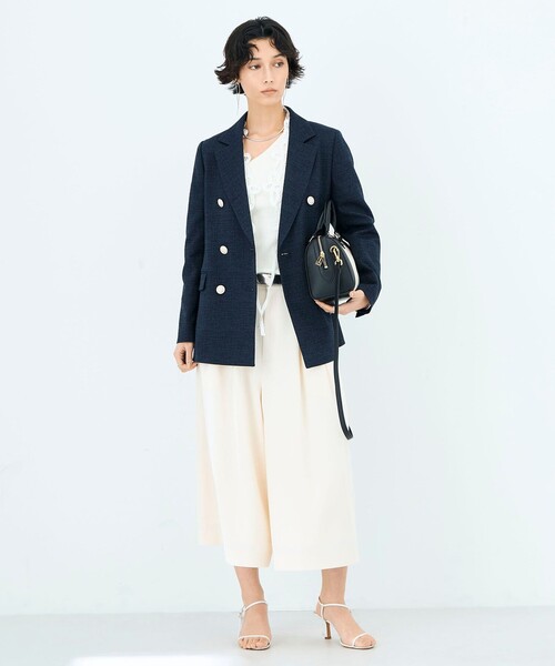 NOLLEY’S（ノーリーズ）の「スラブダブルジャケット（テーラードジャケット・レディース・ネイビー・38）」の11枚目の写真